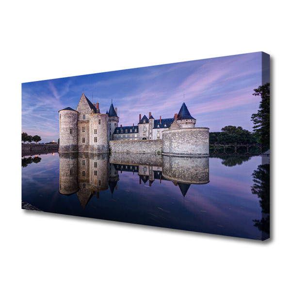 Quadro canvas Arquitetura Castle Water