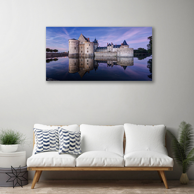 Quadro canvas Arquitetura Castle Water