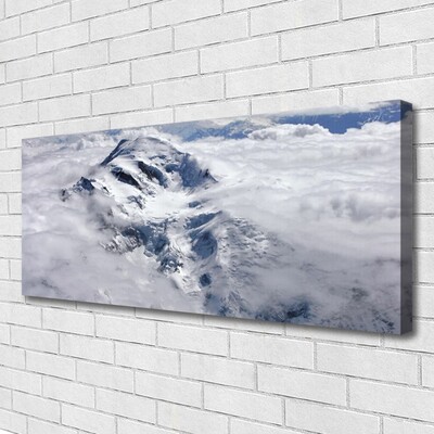 Quadro em tela Paisagem de neblina na montanha