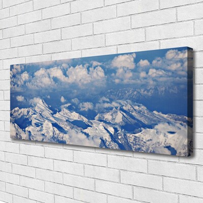 Quadro em tela Paisagem de nuvens de montanha