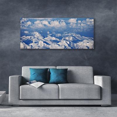 Quadro em tela Paisagem de nuvens de montanha