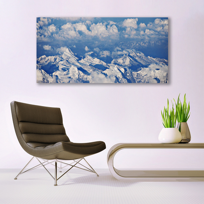Quadro em tela Paisagem de nuvens de montanha