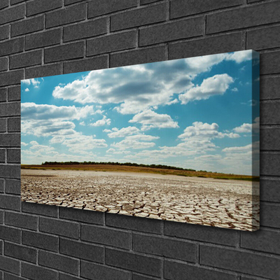 Quadro em tela Paisagem desértica de areia