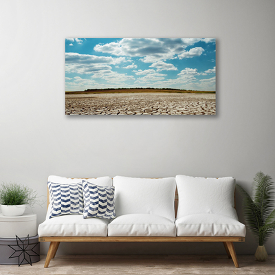Quadro em tela Paisagem desértica de areia