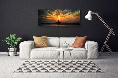 Quadro em tela Paisagem do Farol