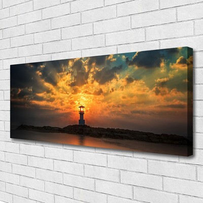 Quadro em tela Paisagem do Farol