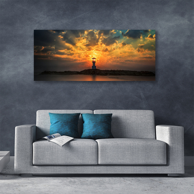 Quadro em tela Paisagem do Farol