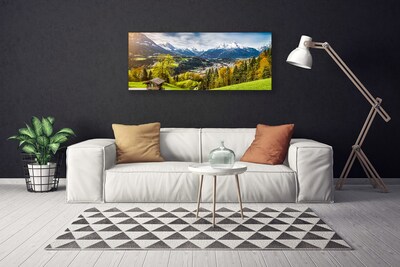 Quadro em tela Paisagem dos Alpes