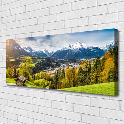 Quadro em tela Paisagem dos Alpes