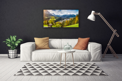 Quadro em tela Paisagem dos Alpes