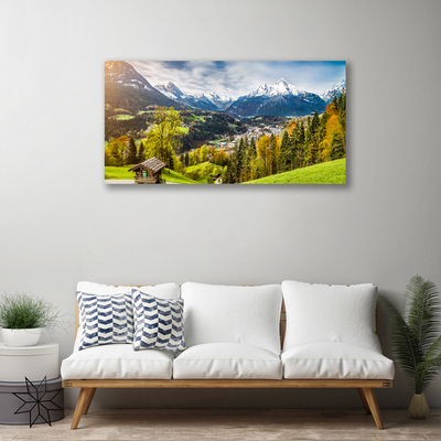Quadro em tela Paisagem dos Alpes