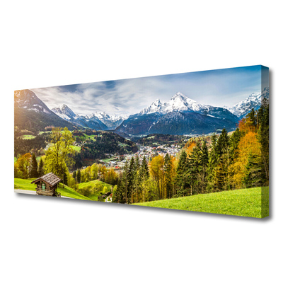 Quadro em tela Paisagem dos Alpes