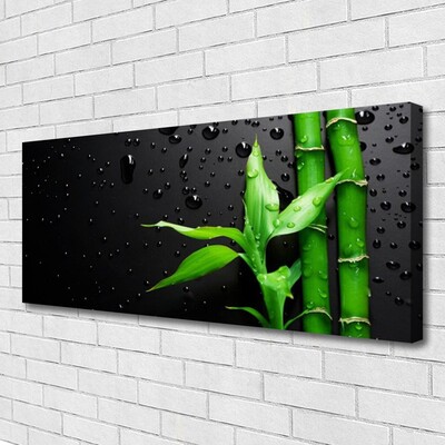 Quadro em tela Planta de folhas de bambu