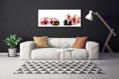 Quadro canvas Arte em Pedras de Flores