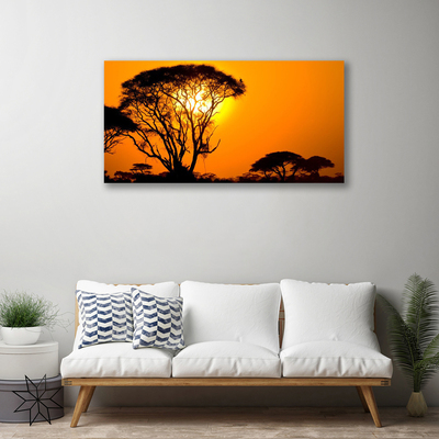 Quadro em tela Árvores Sol Natureza