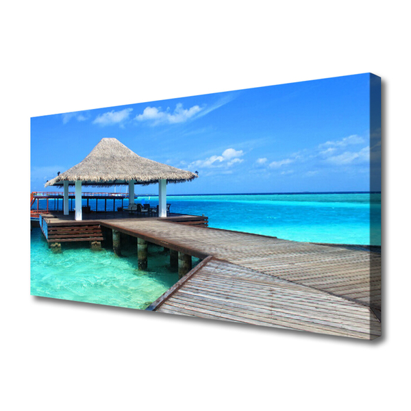 Quadro canvas Arquitetura da Ponte Marítima