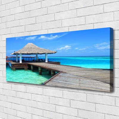 Quadro canvas Arquitetura da Ponte Marítima