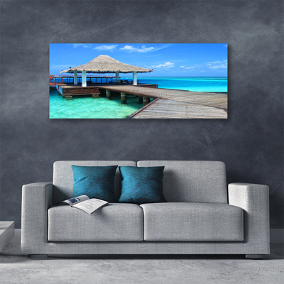 Quadro canvas Arquitetura da Ponte Marítima