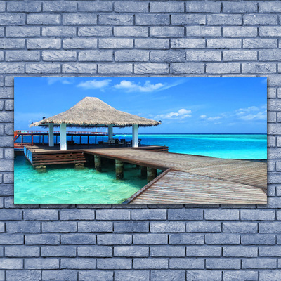 Quadro canvas Arquitetura da Ponte Marítima