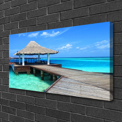 Quadro canvas Arquitetura da Ponte Marítima