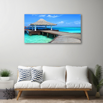 Quadro canvas Arquitetura da Ponte Marítima