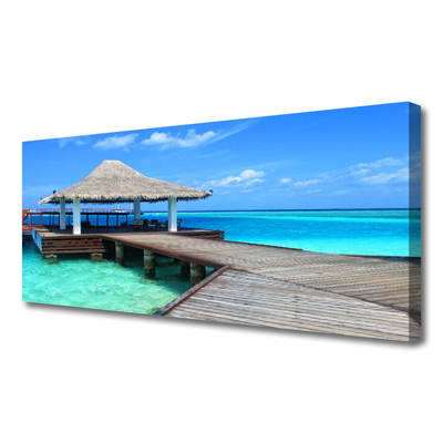 Quadro canvas Arquitetura da Ponte Marítima