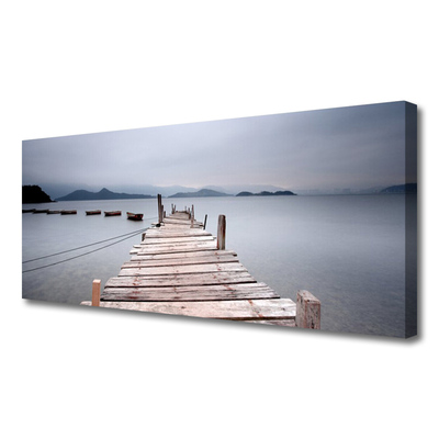 Quadro em tela Arquitetura da Ponte Marítima