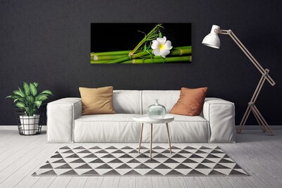 Quadro canvas Planta de flor de bambu