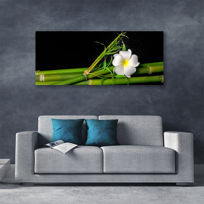 Quadro canvas Planta de flor de bambu