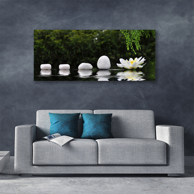 Quadro em tela Flor de Lótus Nenúfar