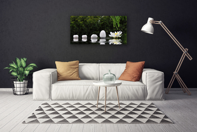 Quadro em tela Flor de Lótus Nenúfar