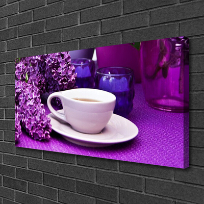 Quadro canvas Caneca Flores Plantas