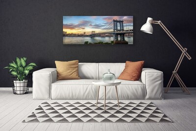 Quadro em tela Arquitetura da Cidade da Ponte