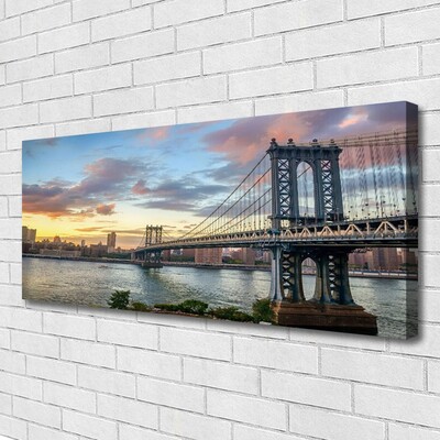 Quadro em tela Arquitetura da Cidade da Ponte
