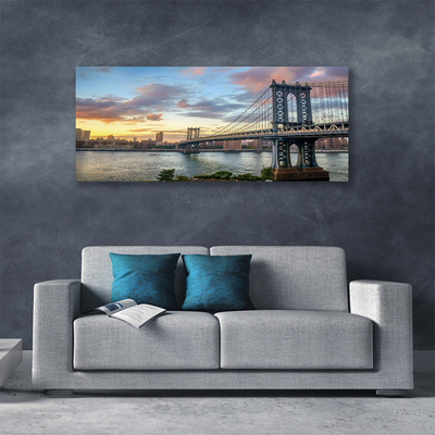 Quadro em tela Arquitetura da Cidade da Ponte