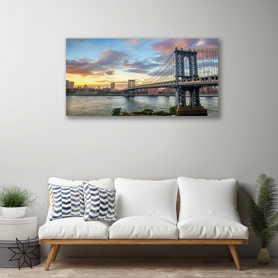 Quadro em tela Arquitetura da Cidade da Ponte