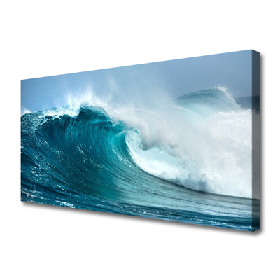 Quadro em tela Paisagem de ondas