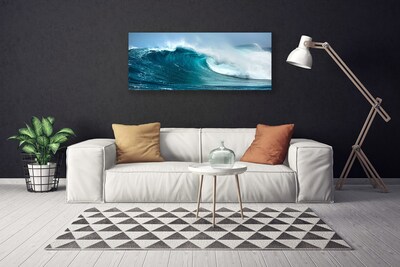 Quadro em tela Paisagem de ondas