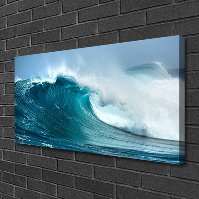 Quadro em tela Paisagem de ondas