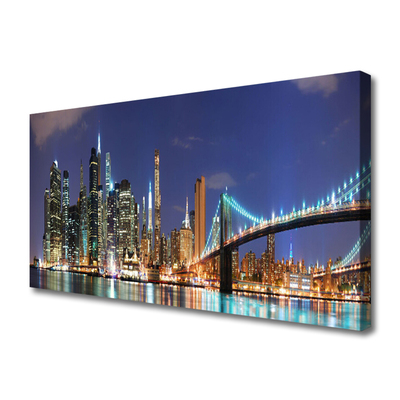 Quadro canvas Arquitetura da Cidade da Ponte