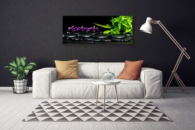Quadro em tela Lindas velas de spa