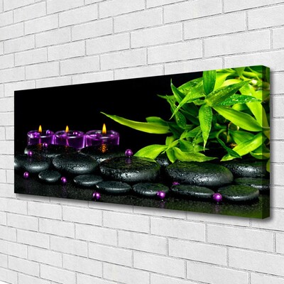 Quadro em tela Lindas velas de spa