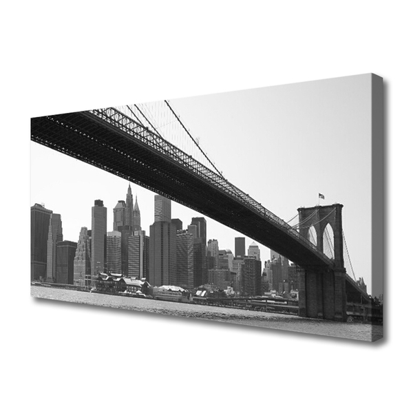 Quadro em tela Arquitetura da Cidade da Ponte