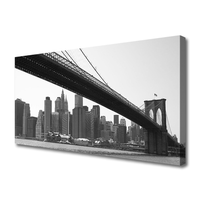 Quadro em tela Arquitetura da Cidade da Ponte