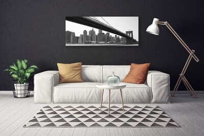 Quadro em tela Arquitetura da Cidade da Ponte