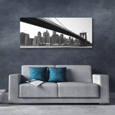 Quadro em tela Arquitetura da Cidade da Ponte