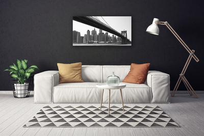 Quadro em tela Arquitetura da Cidade da Ponte