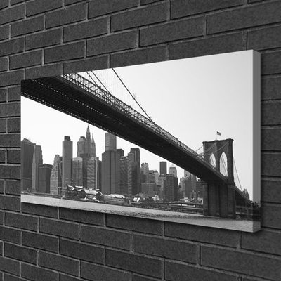 Quadro em tela Arquitetura da Cidade da Ponte