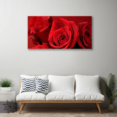 Quadro em tela Flores de rosas
