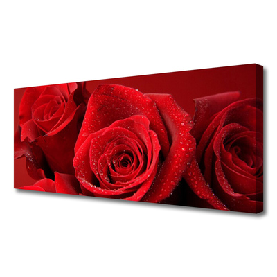 Quadro em tela Flores de rosas